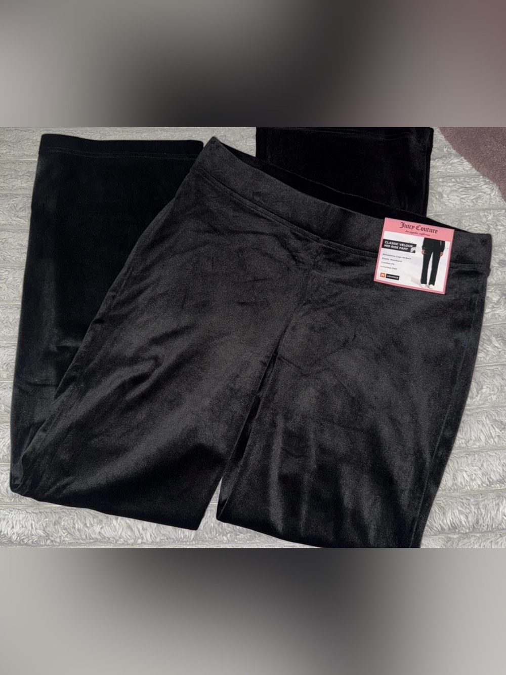 Juicy Couture Classic Velour Tracksuit Zip-Up Hoodie & Pull on Pants Medium BNWT - Picture 5 of 6